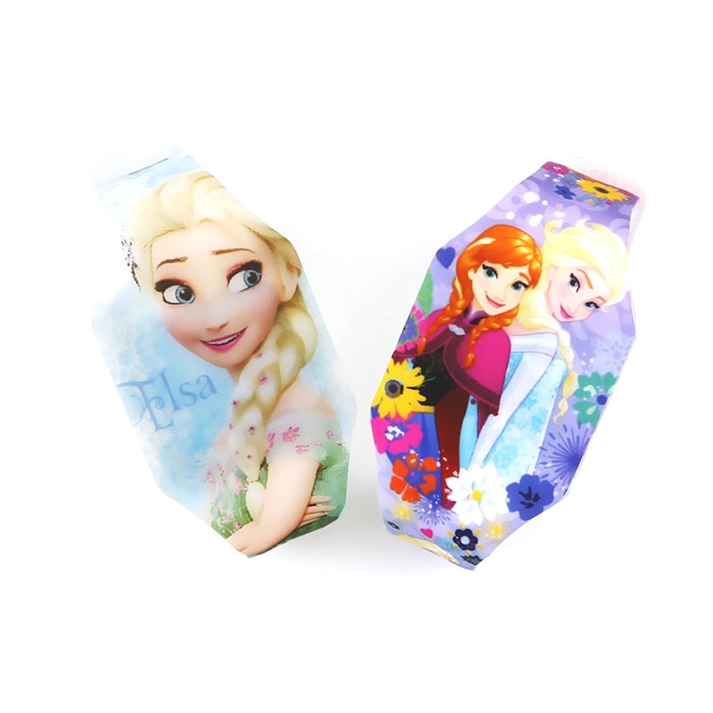 New Luminous Princess Elsa Child Watches For Girl Avengers Captain LED Watch Kids Student Electronic Watch Clock Reloj Infantil