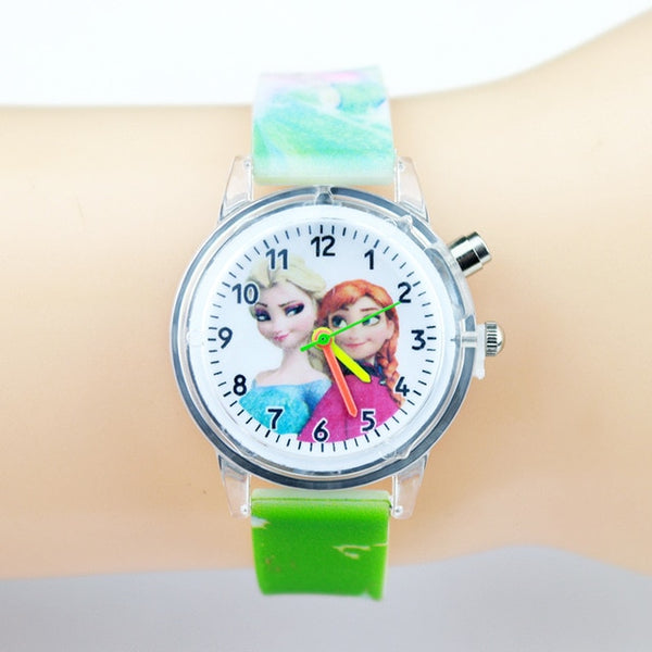 Spiderman Children Watches For Kids Colorful Flash Light Electronic Girl Boys Watch Birthday Party Gift Clock Wrist Dropshipping